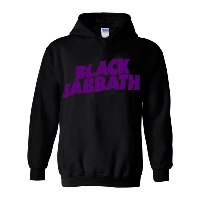 Black Sabbath Master Of Reality Logo Black Hoodie Μαύρο
