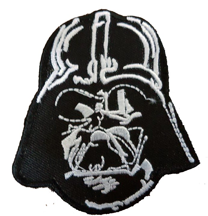 Star Wars Darth Vader Woven Iron On Embroidered Patch