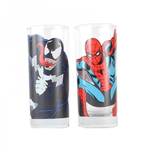 Ποτήρια Marvel Spider-Man & Venom 300ml Σετ 2