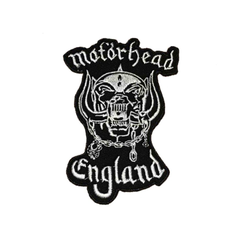 Motorhead England Logo Woven Iron On Embroidered Patch