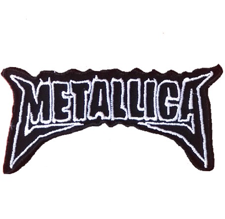 Ραφτό Metallica Logo Woven Iron On Embroidered Patch