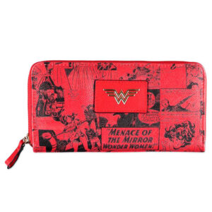 Γυναικείο Πορτοφόλι Wonder Woman DC Comics Zip Around Wallet Red