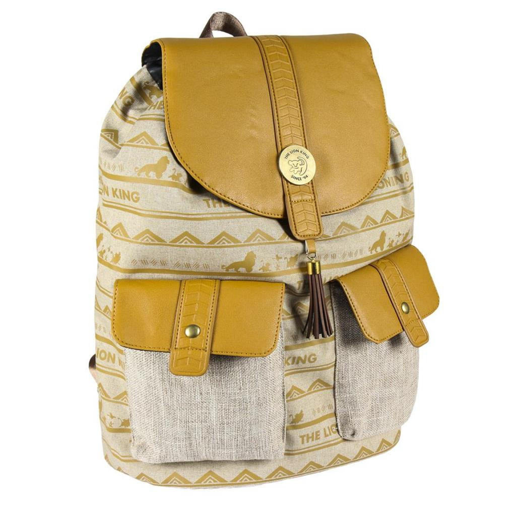 Τσάντα Πλάτης Lion King Premium Canvas Backpack Beige BP2861LK 22194