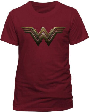 Μπλούζα Wonder Woman Batman V Superman WW Logo T-Shirt Maroon