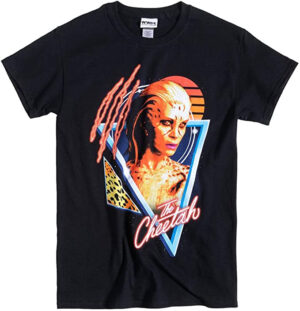 Μπλούζα Wonder Woman Retro 84 Cheetah Design T-Shirt Black