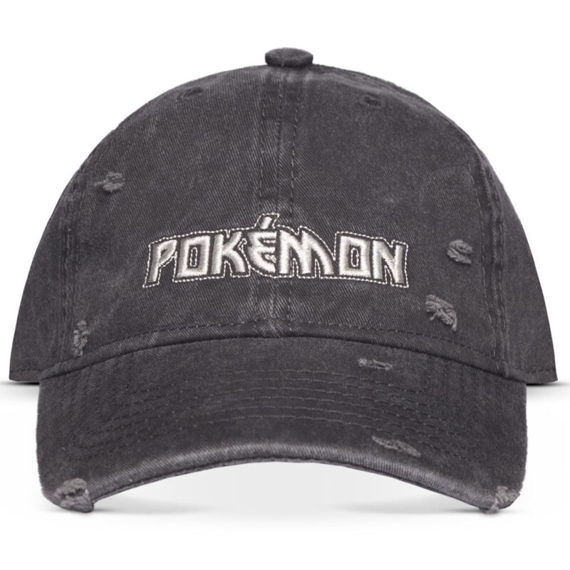 Καπέλο Pokemon Distressed Adjustable Cap Grey