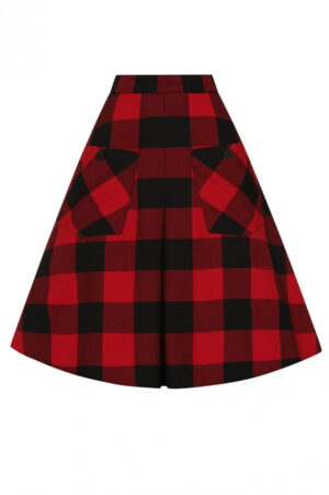 Φούστα Teen Spirit Mid Skirt Black Red