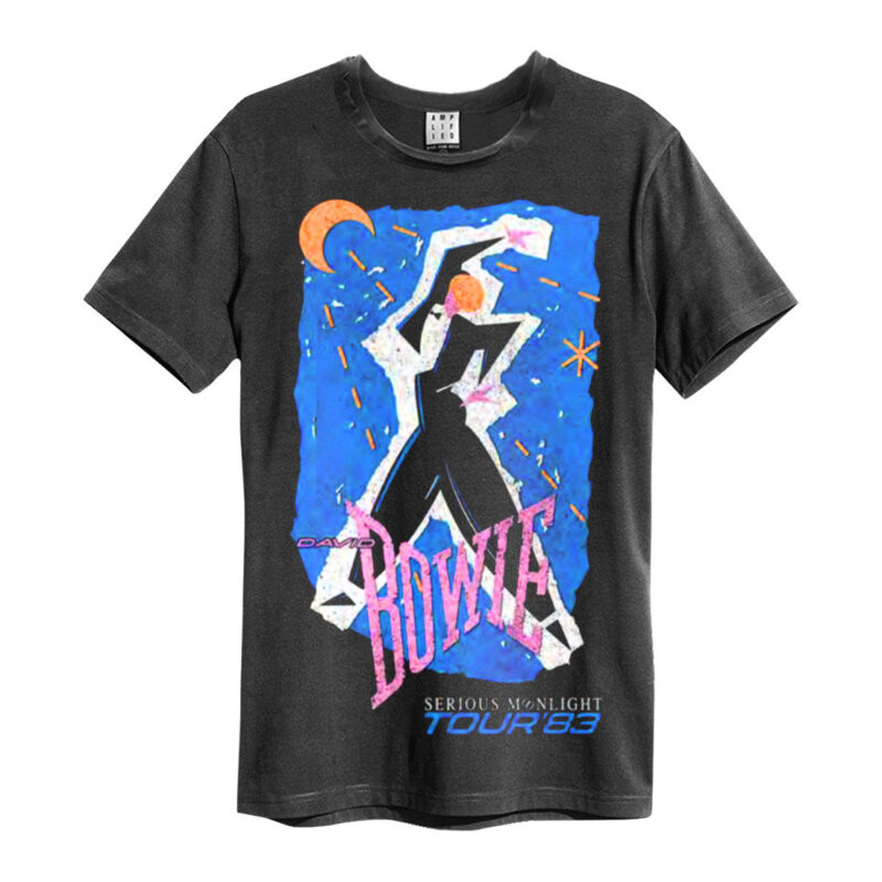 Μπλούζα David Bowie Serious Moonlight Amplified T-Shirt Charcoal