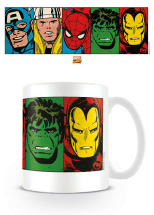 Κούπα Marvel Retro Faces Mug 320ml Κεραμική