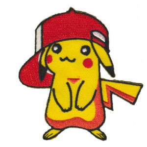 Ραφτό Pokemon Pikachu Hat Woven Iron On Embroidered Patch