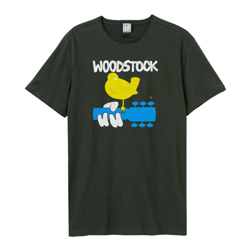 Μπλούζα Woodstock Peace And Love Amplified T-Shirt Black