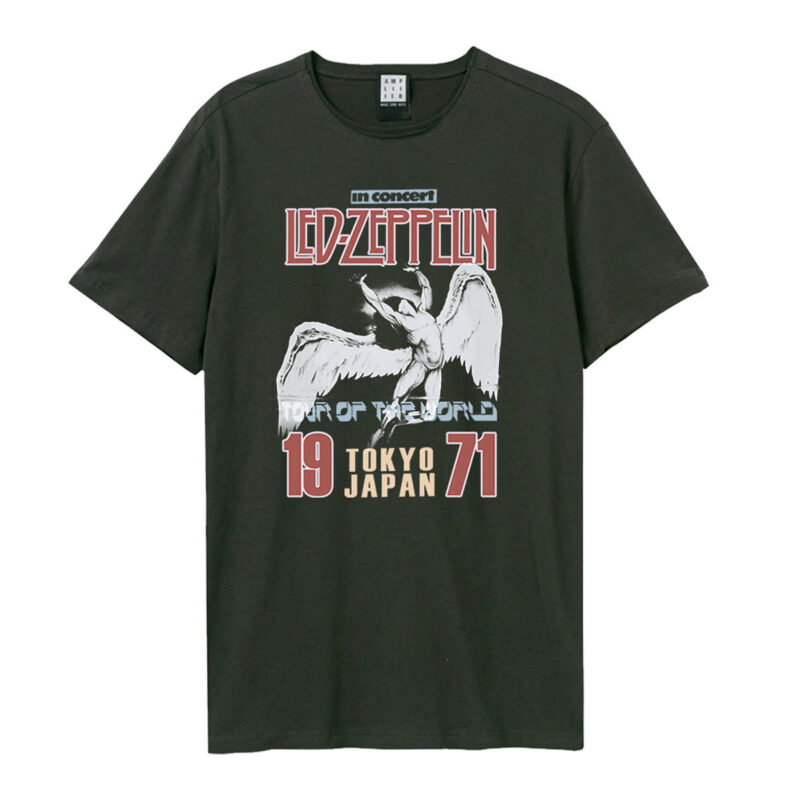 Μπλούζα Led Zeppelin Tokyo 71 Amplified T-Shirt Charcoal