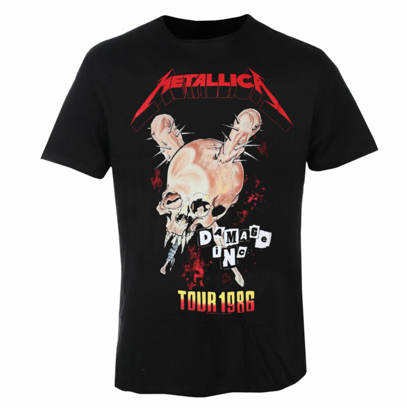 Μπλούζα Metallica Tour 1986 Amplified T-Shirt Black