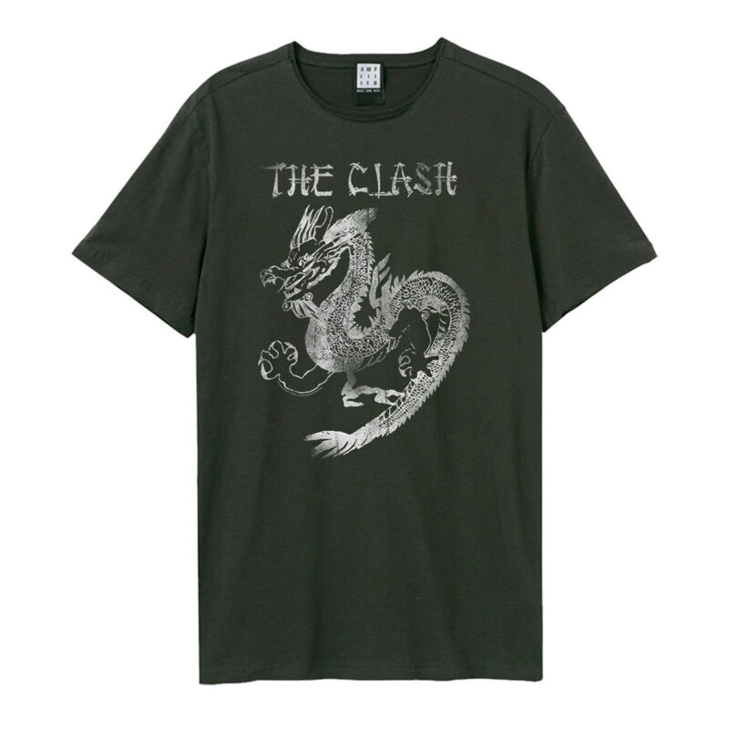 Μπλούζα The Clash New Dragon Amplified T-Shirt Charcoal