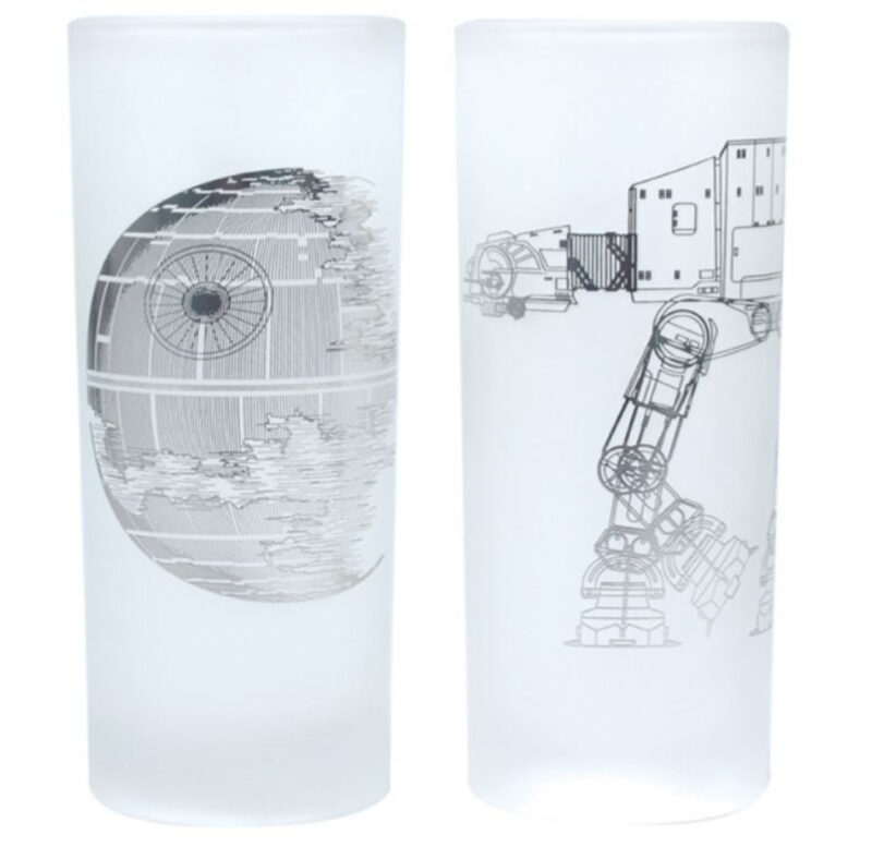 Σετ Ποτήρια Star Wars Death Star AT-AT Glasses Set of 2 300ml
