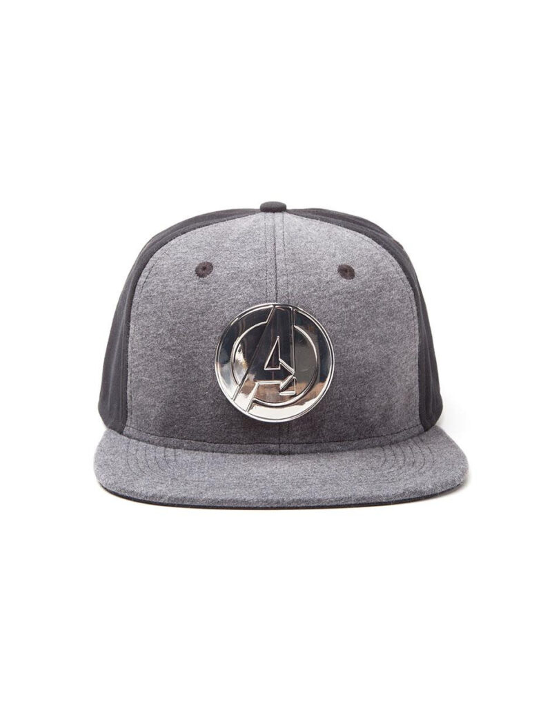 Καπέλο Marvel Avengers Metal Logo Snapback Cap Grey