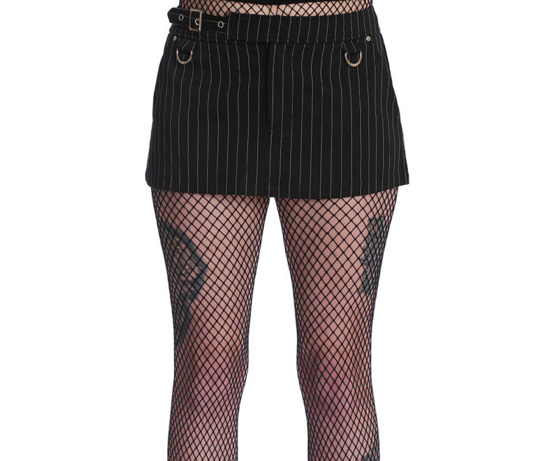 Φούστα Darina Pinstripe Mini Skirt Black
