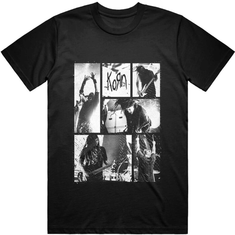 Μπλούζα Korn Blocks T-Shirt Black