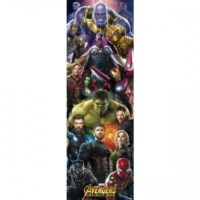 Αφίσα Marvel Avengers μακρόστενη για την πόρτα